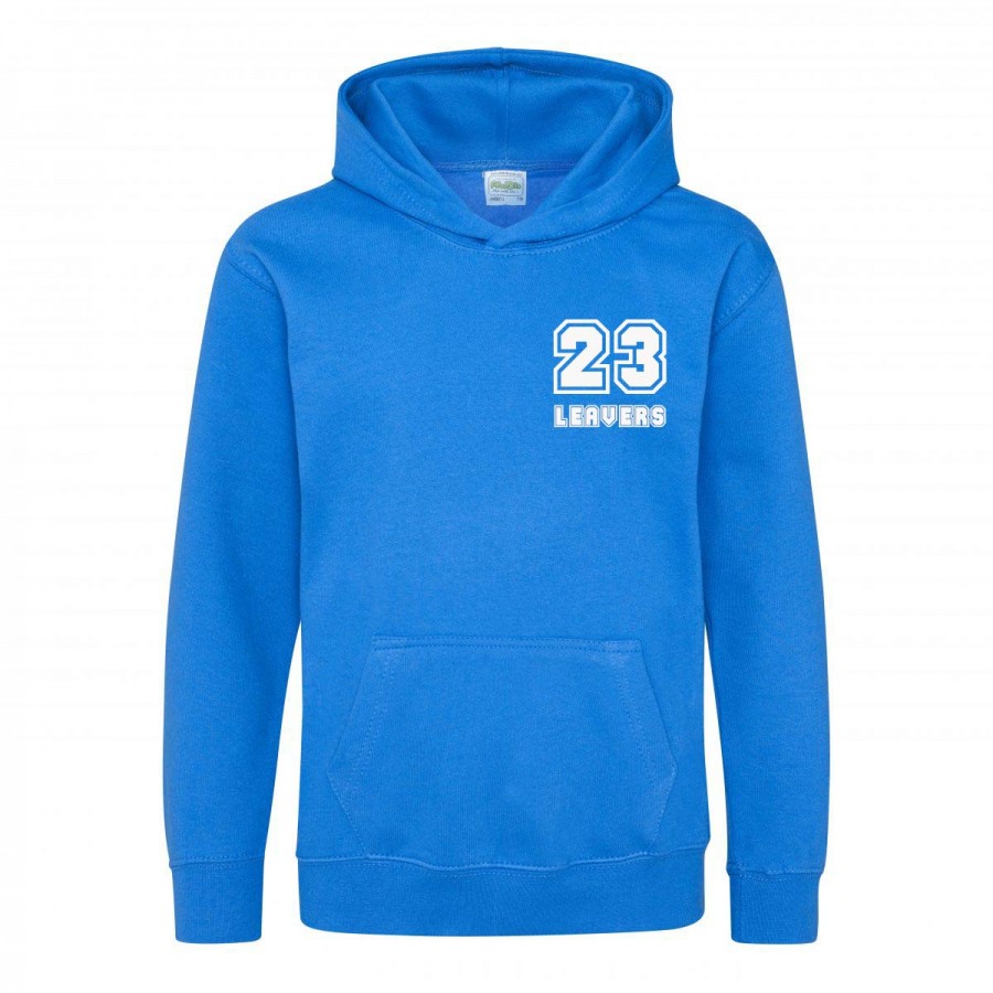 Royal blue leavers clearance hoodie